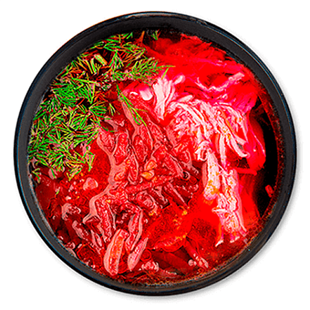 Борщ горячий